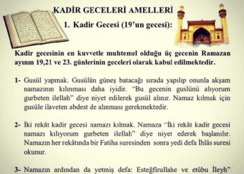 Kadir Gecesi Amelleri | İlahiyatçı Yazar Hasan Karabulut