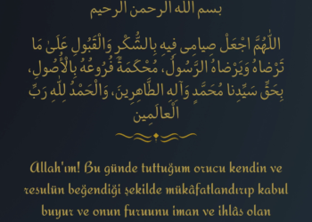 RAMAZAN AYININ 30.GÜNÜ DUASI