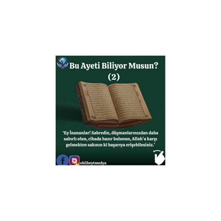 Bu Ayeti Biliyor Musun? (2) – Hasan Karabulut