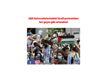 ABD üniversitelerindeki İsrail protestoları her geçen gün artmakta!