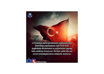 15 Temmuz darbe girişiminin yıldönümünde, Amerikan yapılanması olan Fetö terör örgütünün devletimize ve milletimize yaptığı hain saldırıyı kınıyoruz.